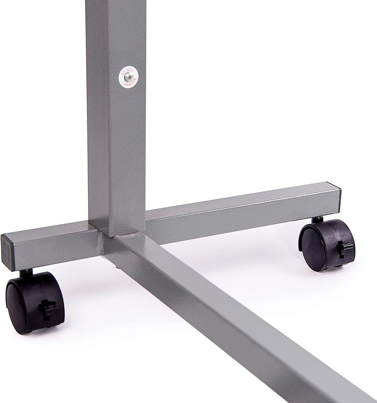 Vaunn Medical Adjustable Overbed Bedside Table with Wheels (Hospital and Home Use)