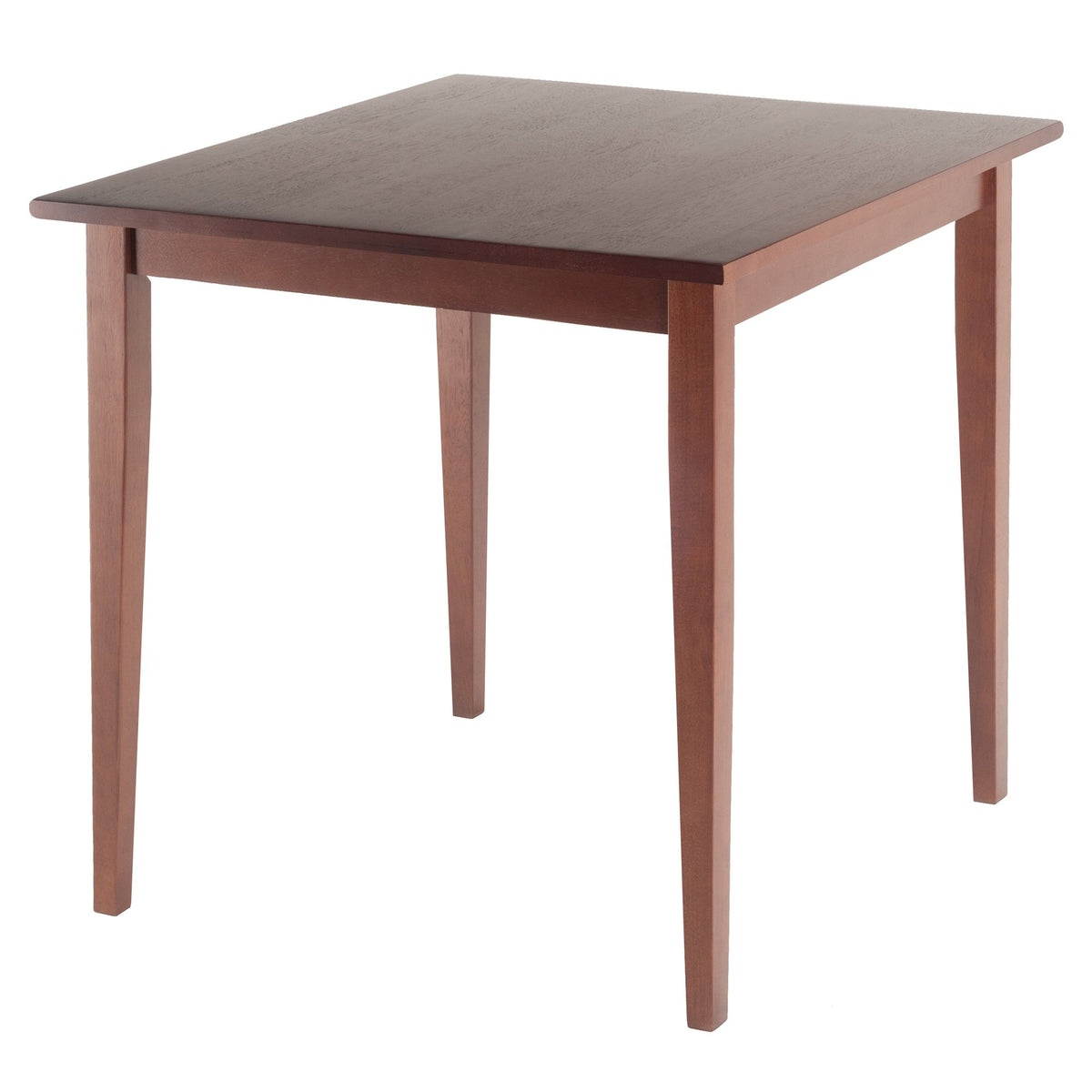 Winsome Groveland 3-Pc Dining Table with 2 Ladder Back Chairs, Walnut