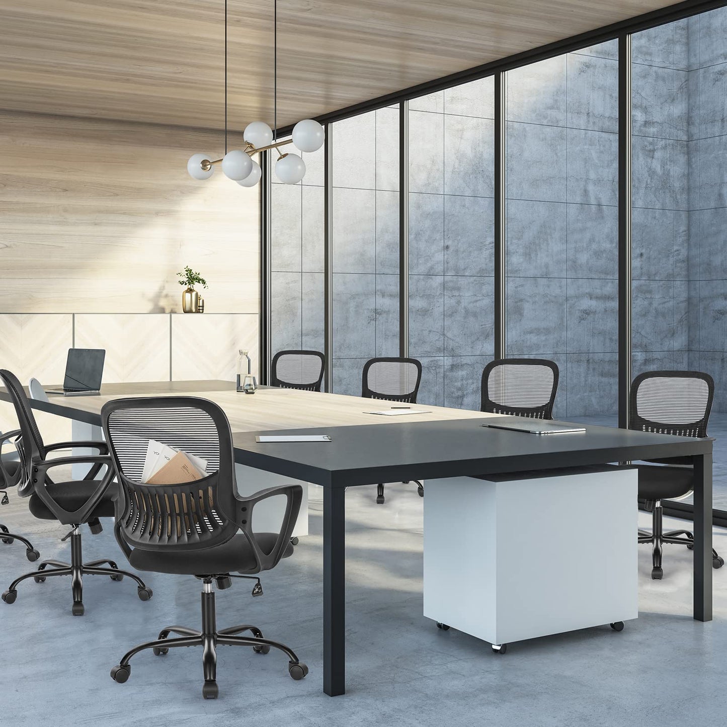 Sweetcrispy Home Office Managerial Executive Chair with Ergonomic Design