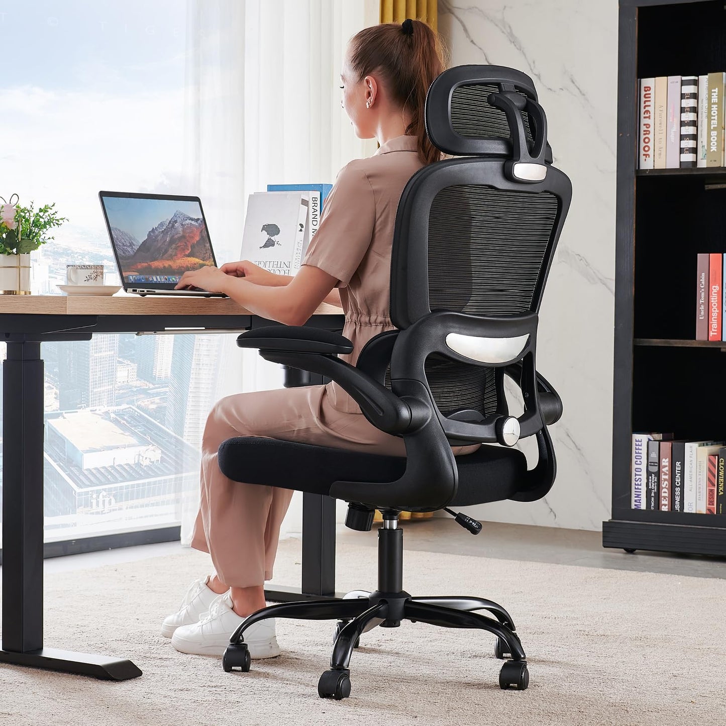 TRALT Office Chair Ergonomic Desk Chair - Gaming Chair with Lumbar Support