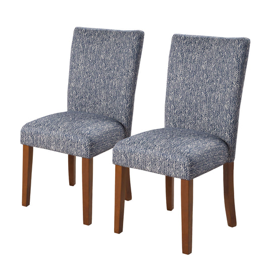 HomePop Parsons Dining Chair,Pack of 2, Navy